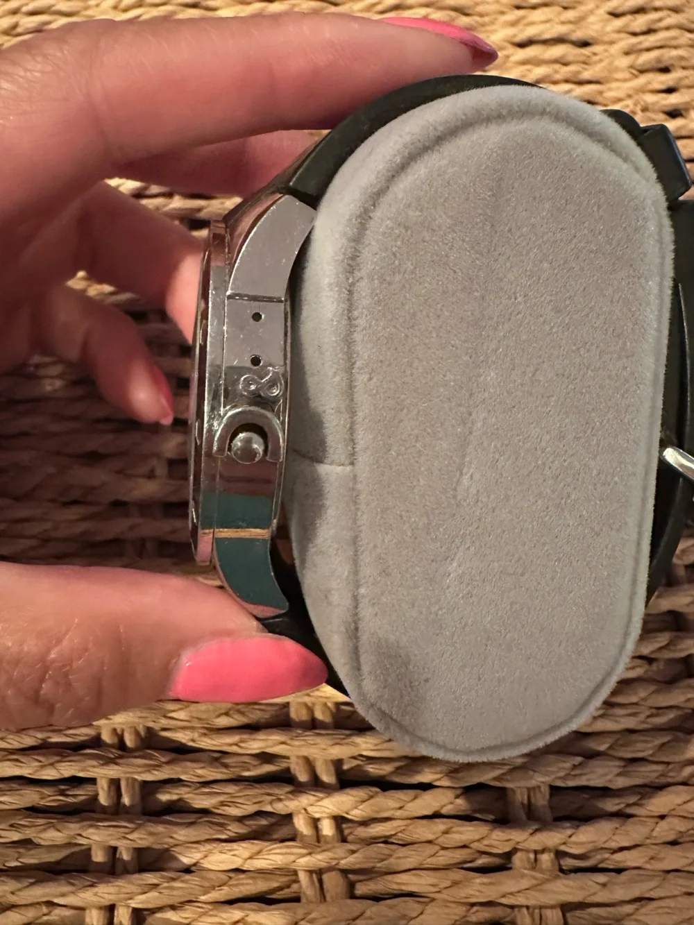 D&G Dolce & Gabbana Men's Stainless Steel Black Rubber Strap Watch